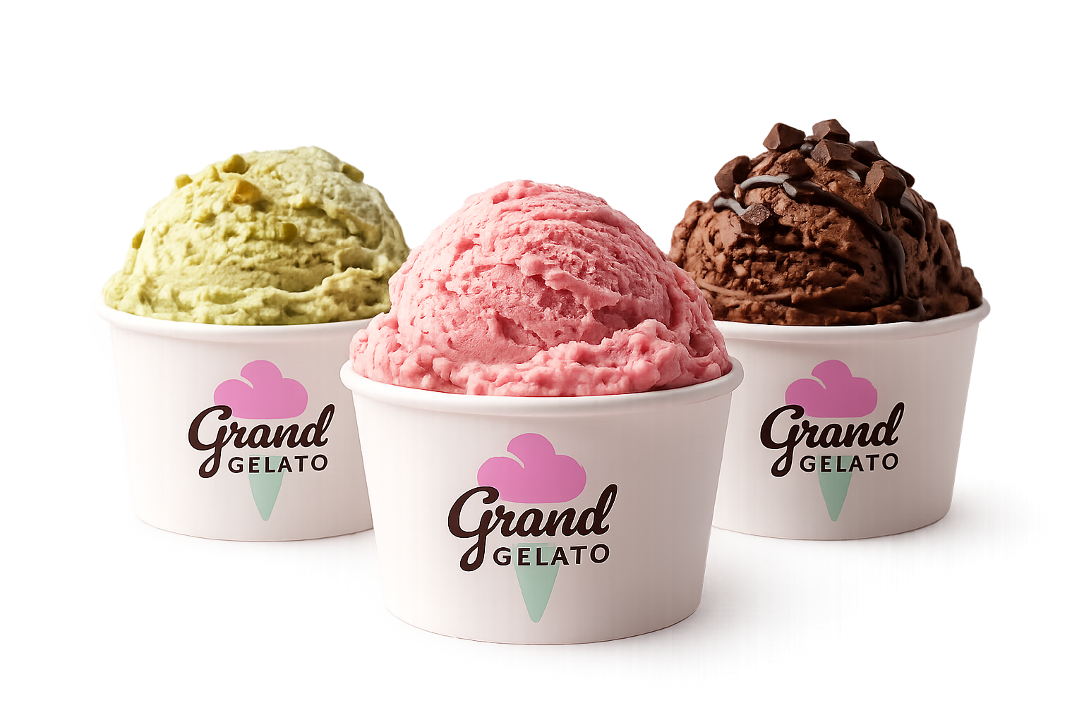 Grand Gelato — χειροποίητο gelato σε κωνάκι